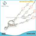 Top diseño 316l collar de acero inoxidable para las mujeres, los tipos de cadenas de plata